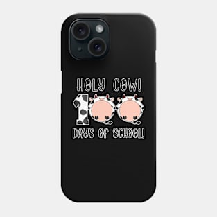 Happy 100Th Day Of School Cow Teacher Or Students Boys Girls Phone Case