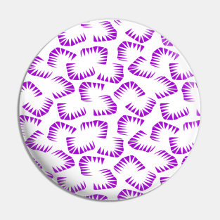 Pattern jagged purple Pin