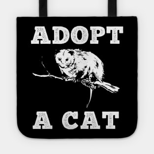 Adopt a Cat Opossum Tote