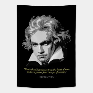 Beethoven Quote Tapestry