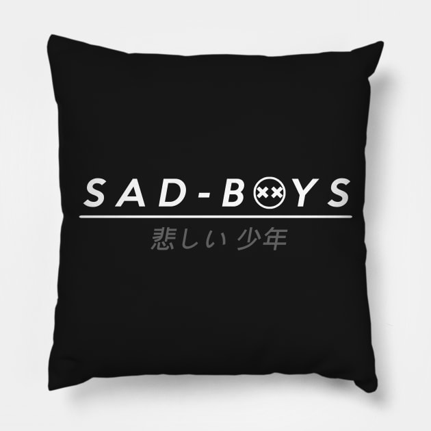 SAD BOYS Pillow by TheReverie