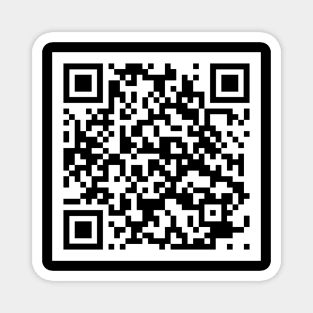 Never gonna give you up - QR code Magnet