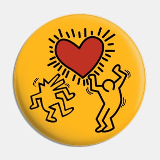 Keith Haring | Vintage Love For Everyone Pin