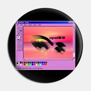 Sunset Painting Pin