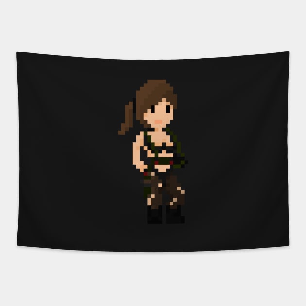 Pixel Quiet - Metal Gear Solid V Tapestry by namdecent