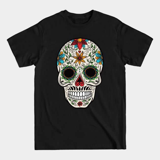Discover Off White Sugar Skull Graphic Design - Sugar Skull - T-Shirt