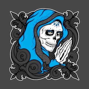 La Virgen Catrina (Blue Version) T-Shirt