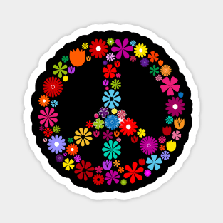 Peace Love Sign Magnet