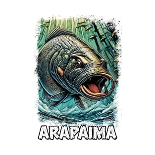 Arapaima Gigas Monster fish For EXTREME FISHERMAN / Pirarucu / Paiche T-Shirt