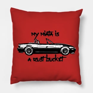 Miata Rust Bucket Pillow