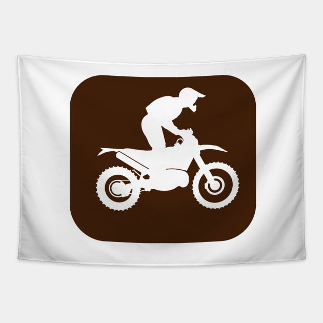 Trail Rider Icon Tapestry by GrumpyDog