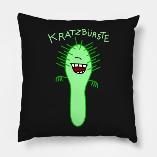 Funny scratching brush Pillow