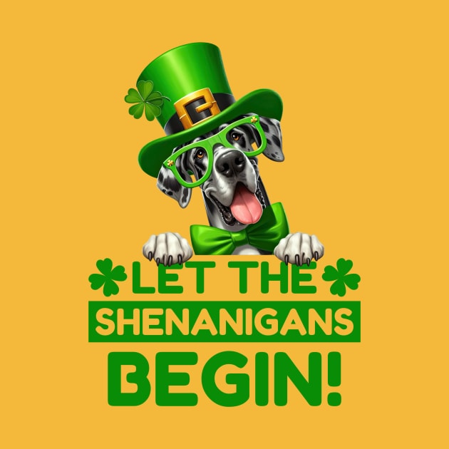 Let the Shenanigans Begin Great Dane by Tee Li’s