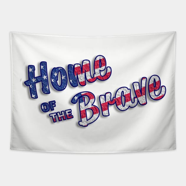 Home Of The Brave Tapestry by MIRgallery