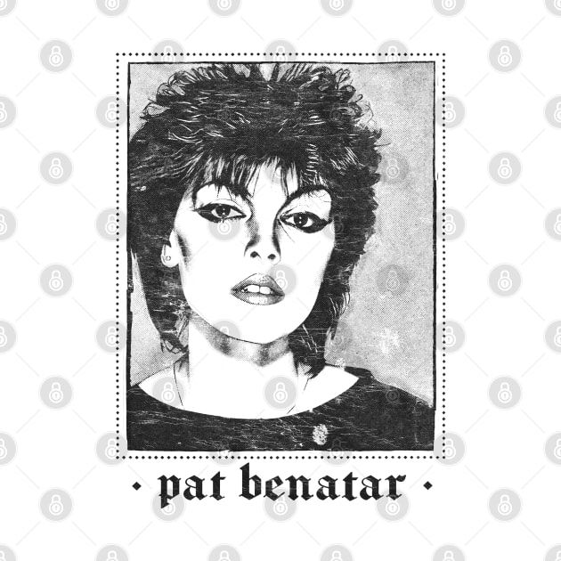 Pat Benatar / Retro 80s Style Fan Design by DankFutura