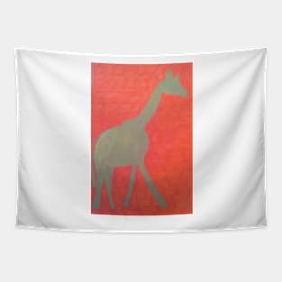 Giraffe Silhouette Tapestry