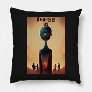 Monster Among us Pillow