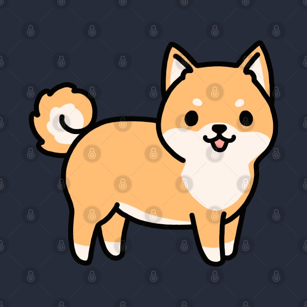 Shiba Inu by littlemandyart