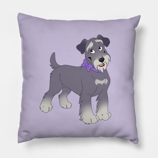 Schnauzer Pillow by mariamar