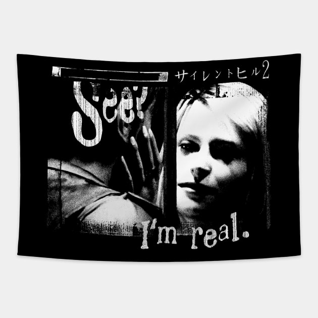 See? I'm real. Tapestry by demonigote