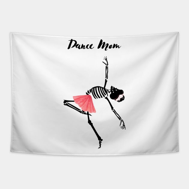 Skeleton Dance mom Tapestry by Ravenbachs