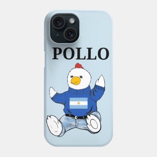 Pollo bear Flag of Argentina Phone Case