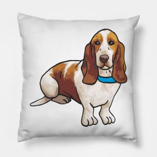 Basset Hound Dog Pillow