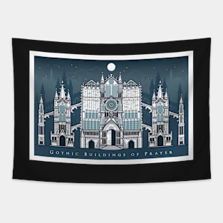 Gothic Buildings of Prayer Tapestry