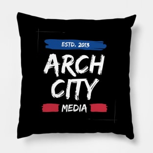 Arch City Media Brush Pillow