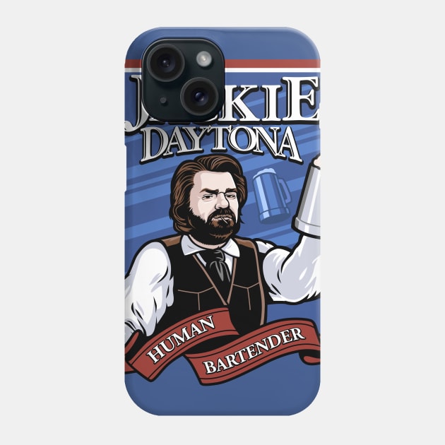 Jackie Daytona- Regular Human Bartender Phone Case by harebrained