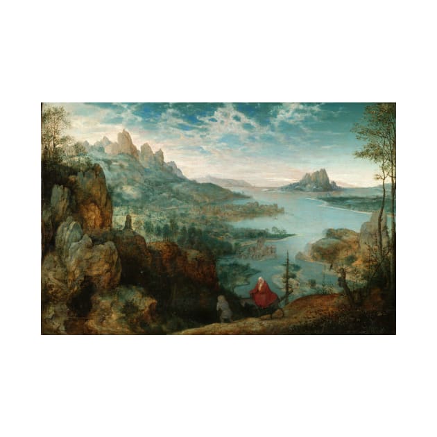 Landscape with the flight into Egypt - Pieter Bruegel the Elder by themasters