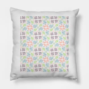 Celebrating Harmony, Homecoming, Sun Rays, and Healing Hands Pillow