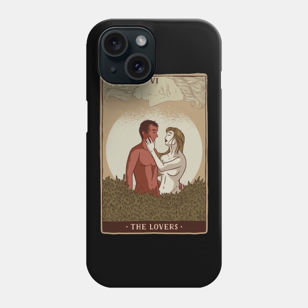 Romance Tarot Card Love Occult Magic Phone Case by wbdesignz