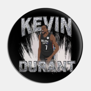 Kevin Durant Brooklyn Nets Vintage Pin