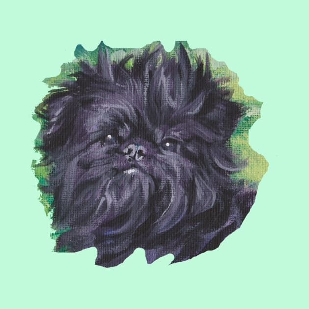 Affenpinscher Fine Art Painting by LASHEPARD