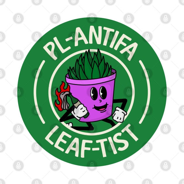 Plantifa Leafist - Funny Plant Pun by Football from the Left