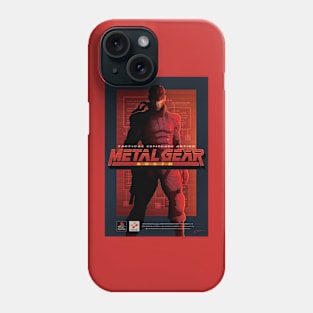 Metal Gear Solid "Snake" Poster/Print Phone Case