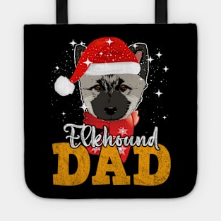 Norwegian Elkhound Dad Christmas Tote