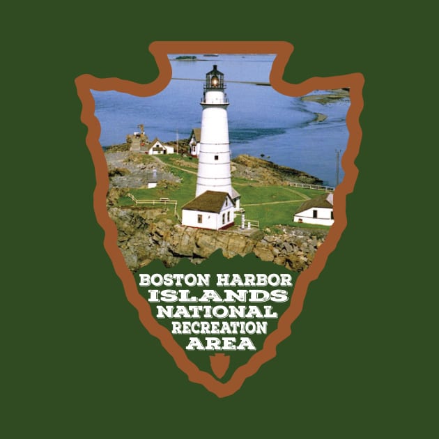 Boston Harbor Islands National Recreation Area arrowhead by nylebuss