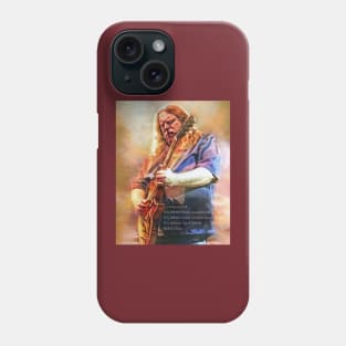 Warren Haynes Guitar Player Phone Case