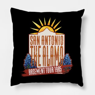 The Alamo Basement Tour 1985 Pillow