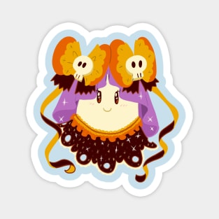 Cute Frilly Ghost Magnet