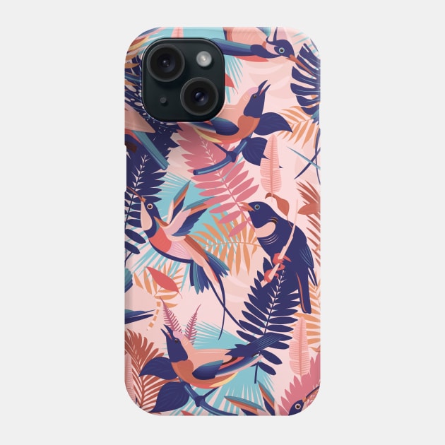 Bohemian Paradise Birds III. Phone Case by matise