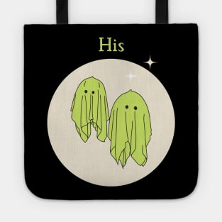 His, Matching Ghost Couple style 3 Tote