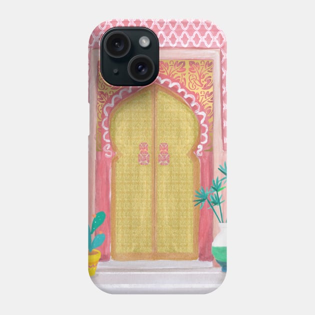 Moroccan doors Phone Case by Petras