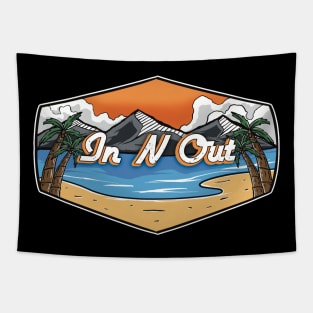 Outdoor design in n out Tapestry