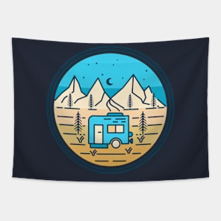 Hiking Mountain Tapestry