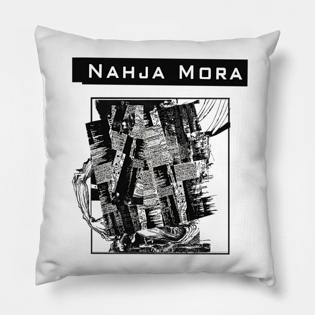 Machine Man Maker Pillow by Nahja Mora