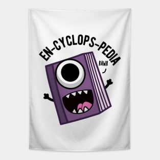 En-cyclops-pedia Funny Encyclopedia Pun Tapestry