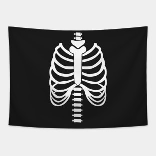 Skeleton Halloween Costume Tapestry